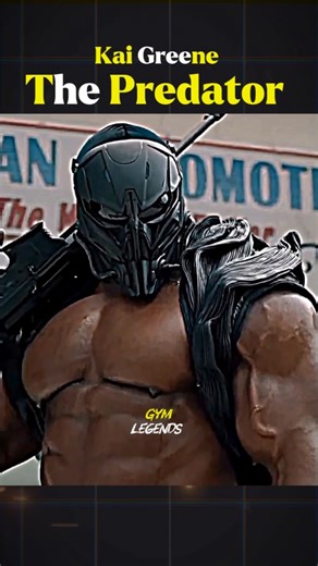 Real Life Predator 🔥 #kaigreene #predator #bodybuilding #youtubeshorts