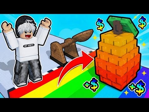 I Became a MILLIONAIRE by LAUNCHING FRUITS in Roblox