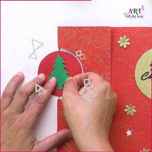 Christmas Greeting Card | DIY Greeting Card | Handmade Card | Card Ideas | DIY Card | Christmas Gift Ideas #christmascrafts #christmasgreetingcard #handmadecards One of the most delightful Christmas traditions is sending your friends and family holiday greeting cards. Many crafters love to make their own Christmas cards because you can choose your own designs and sentiments. This Christmas card is the perfect small gift for someone you want to acknowledge at Christmas without spending a lot on a