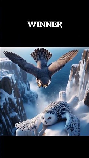 Peregrine Falcon vs Snowy Owl! Who Will Win?