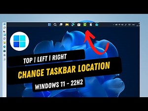 How to Move Taskbar to Top, Left & Right of the Screen 2026 | How to Move Taskbar Windows 11