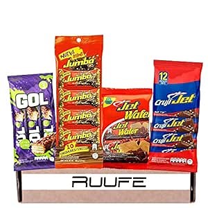 Chocolatina Gol and Galleta Wafer Jet (4 pack) Colombian snack biscuit bar dulce colombiano Colombian candy online mecato colombiano