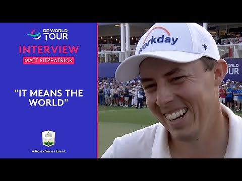 Matt Fitzpatrick's Winning Interview | 2025 DP World Tour Championship