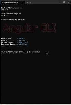 how to know the angular, node js and npm and versions on windows machine #windows #computer