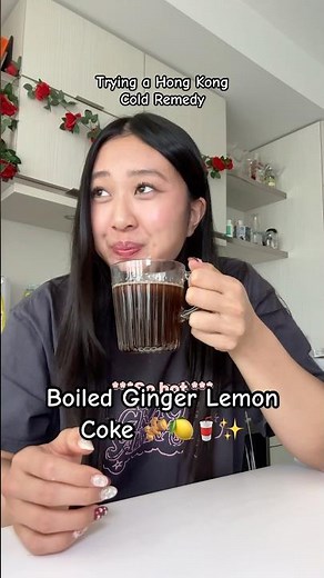 Trying Boiled Ginger Lemon Coke for the 1st time🫚🍋🥤#coldremedies #hongkong #chineserecipe #canto