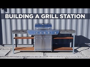 Building a Grill Station with Concrete Countertops