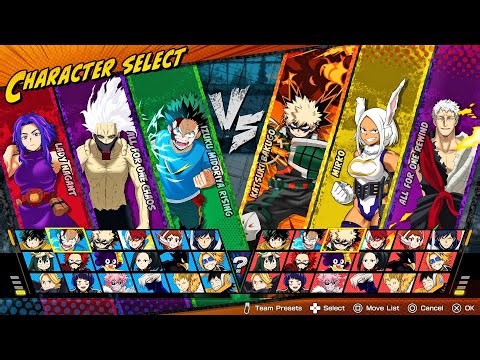 MY HERO ACADEMIA: All's Justice - All Characters & Stages Unlocked (Full Roster)
