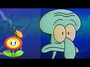 Mario Power Ups Portrayed by SpongeBob