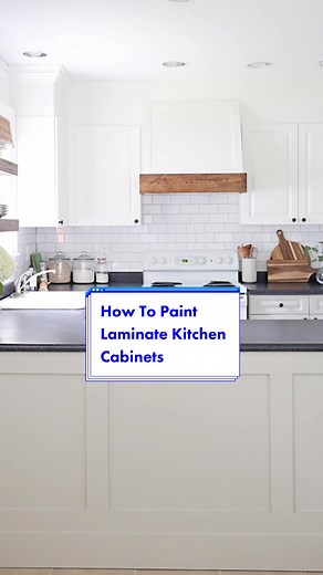 DIY Kitchen Cabinet Makeover: How to Paint Laminate Cabinets