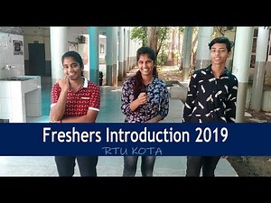 Freshers Introduction Video 2k19 , RTU Kota | meeting | Fun | Interaction and Q/A with Freshers