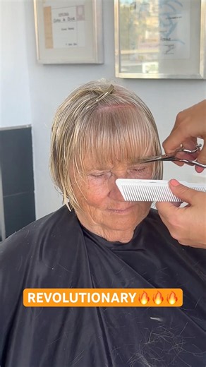 REVOLUTIONARY FRINGE HAIRCUT! ✂️🔥✂️🔥 #fringebangs #haircut #haircutting #haircuttutorial #newhair