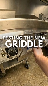 Testing and cleaning the new flat top griddle | Chef Thomson