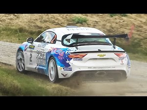 Alpine A110 R-GT Rally Car In Action: Launch Control, Accelerations, Jumps & Sound!
