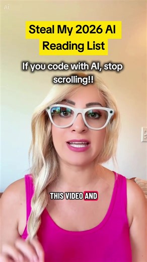 These are the best AI books to read in 2026. If you want to learn about AI agents, vibe coding, and engineering, this list will change your life. For more AI tips and free educational content, go to my site: boredgirlbuilds.substack.com #booklover #ai #aitools #vibecoding #aiagent