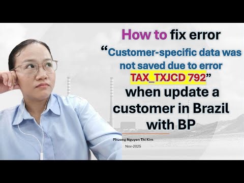 How to Resolve SAP Error TAX_TXJCD 792 in 3 Minutes | Quick Guide