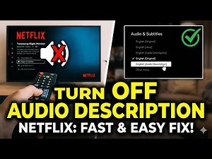 How to Turn Off Audio Description on Netflix (Quick & Simple)