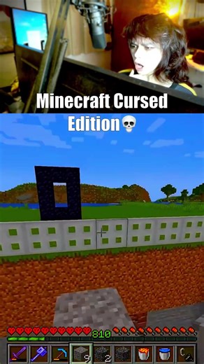 Minecraft Cursed Edition💀 #minecraft