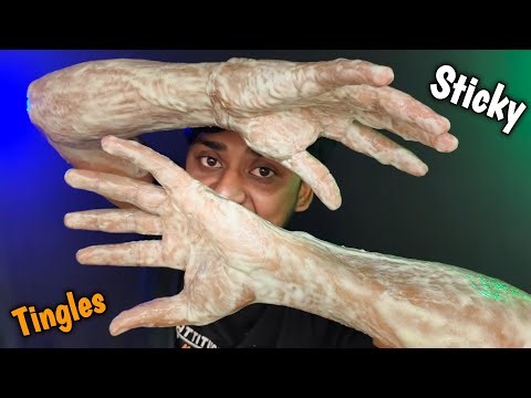 Super Sticky Hand Sounds ASMR (10 Favigum)