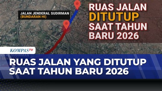 Jelang Tahun Baru, Ini Ruas Jalan yang Ditutup di Jakarta | INDO UPDATE