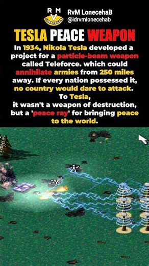 Nikola Tesla’s "Peace" Weapon Made Real in Video Games! (PS1)