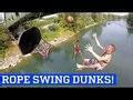 Epic Rope Swing Acrobatic Dunks by Dunking Devils | People Are Awesome