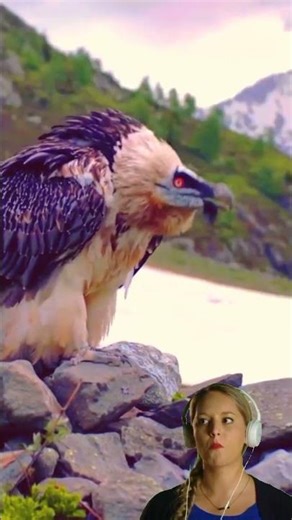 Say hello to the Bearded Vulture, aka the bone-breaking sky god.
