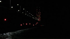 The Mighty Mac at midnight | MightyMac.org - The Mackinac Bridge & Straits of Mackinac