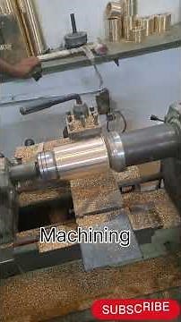 Center lathe machine work #pariharmetals #lathe #lathemachine #turning #bush #bronzebush