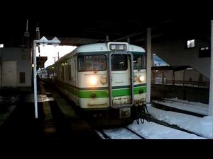 上越線1745M新潟色115系N11編成 六日町駅発車