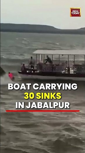 VIRAL VIDEO: Boat Carrying 30 Capsizes At MP’s Bargi Dam In Jabalpur, Rescue Ops Underway