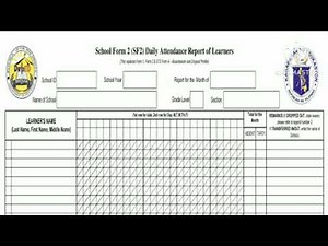 DepEd Forms (sf1, sf2, sf9, & sf10)