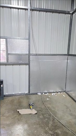 How To Install 2" Foil Back Insulation in Metal Garage