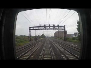Amtrak Train 172 - Wilmington to Philadelphia Rear View (GoPro)