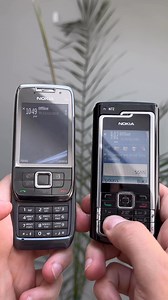 Nokia E66 vs Nokia N72 — peeling back memories 🎞️ Both with their own vibe: sleek business vs nostalgic charm. And that peel sound? Priceless. | Retro mobile phone