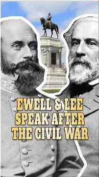 Richard Ewell and Robert E Lee Speak After the Civil War #history #civilwar #union #confederate