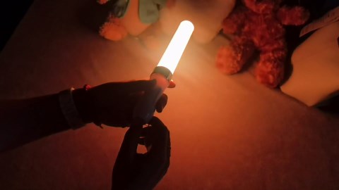 BINWO Reusable LED Glow Sticks(2Pack) with 15 Multicolor, Manual and Automatic Mode, Equipped with AAA Battery Powered LED Sticks, Concert Glowsticks, Raves, Emergency, (15+ Years Old)