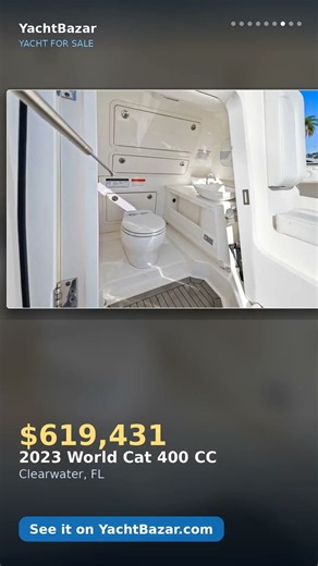 2023 World Cat 400 CC For Sale — $619k | Clearwater, FL