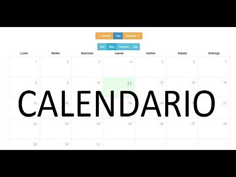 Calendario ( Bootstrap + PHP + Mysql)