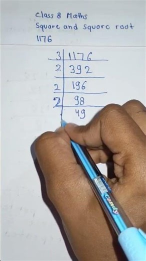 Class 8 Maths | Square and Square Root | Find Square Root of 1176| Easy Method for Students