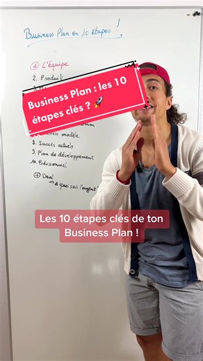 ✅ Tu veux créer ta propre entreprise? Découvre les 10 étapes clés pour réaliser un business plan efficace et réussir !🚀💰 #entrepreneur #businessplan #stratégie #réussite #conseils #entreprendre