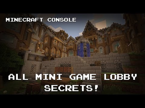 Minecraft Console | All Mini Game Lobby Secrets
