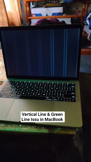 MacBook Vertical Line | MacBook Black Screen | MacBook Green Screen Problem 😌 #macbook #greenscreen