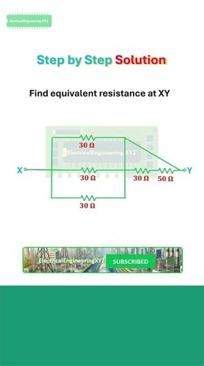 Equivalent Resistance Circuit Quiz 163 #Shorts #Electronics
