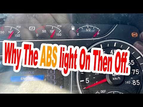 Freightliner & International truck ABS Light On Off.