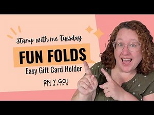 How to Make a Gift Card Holder Fun Fold - Cardmaking Tutorial for Christmas, Valentine’s & More