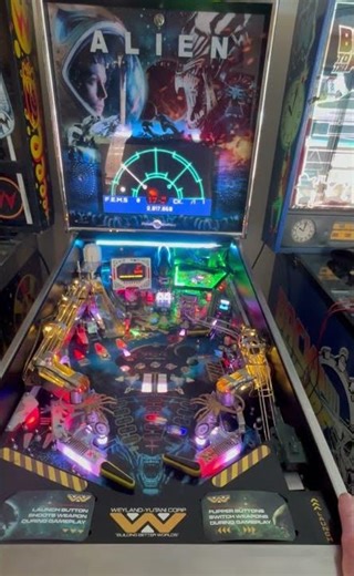 Alien pinball mods. #alien #alienpinball #aliens #pinballbrothers #pinball #alienspinball