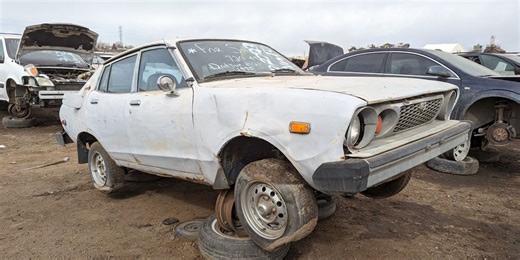 1975 Datsun B210 Sedan Is Junkyard Treasure