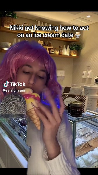 Nikki is nervous and babbling #asmr #asmricecream #asmrdate #asmrslurpingnoises #asmrtingles #asmrroleplay #roleplay #fyp #foryou