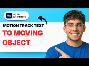 How to Motion Track Text to a Moving Object in After Effects [2026 Full Guide]