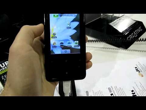 Hands on with the Creative Zen Touch 2 Android portable media player